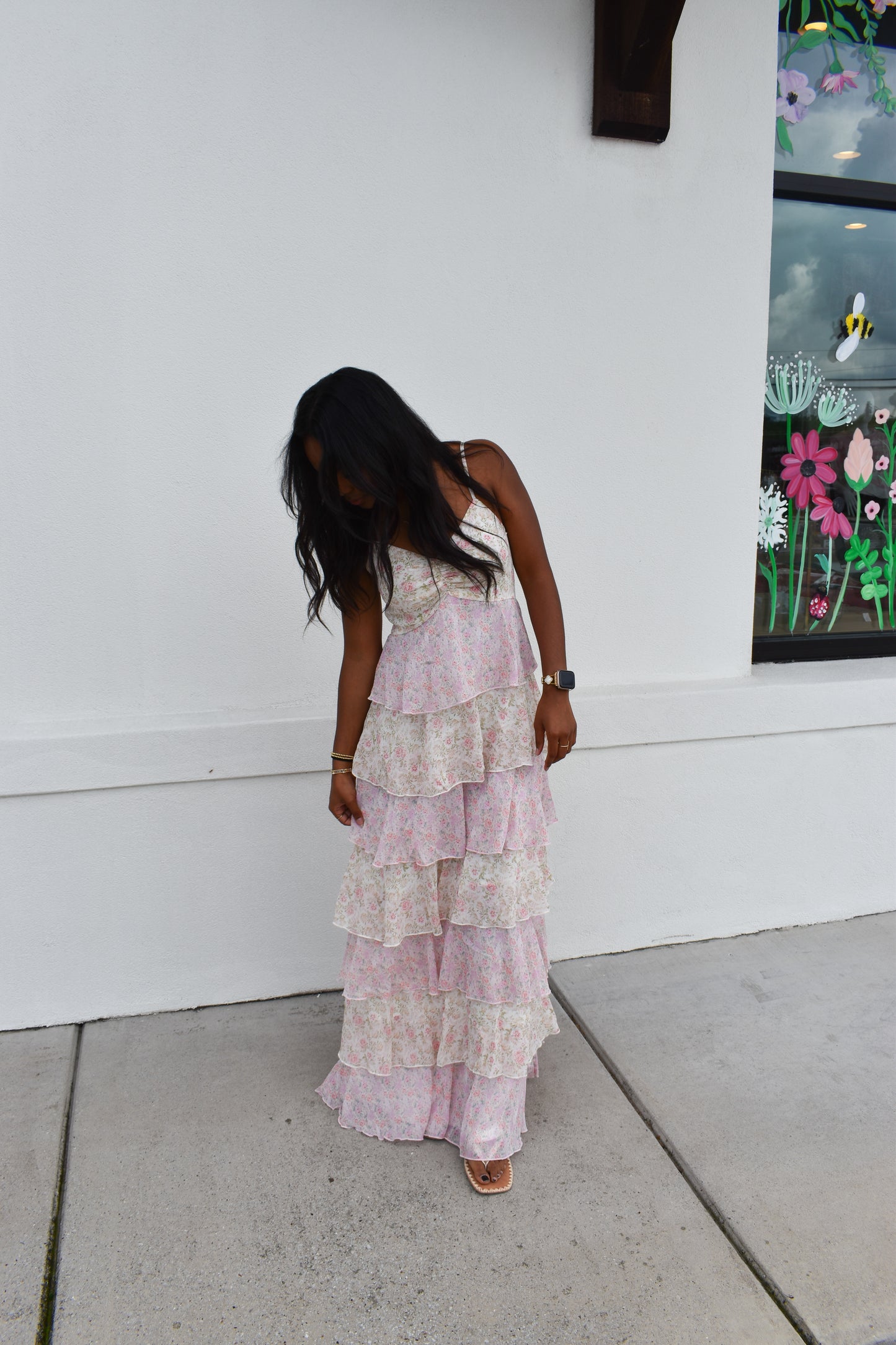 Amelia Romantic Tiered Maxi Dress