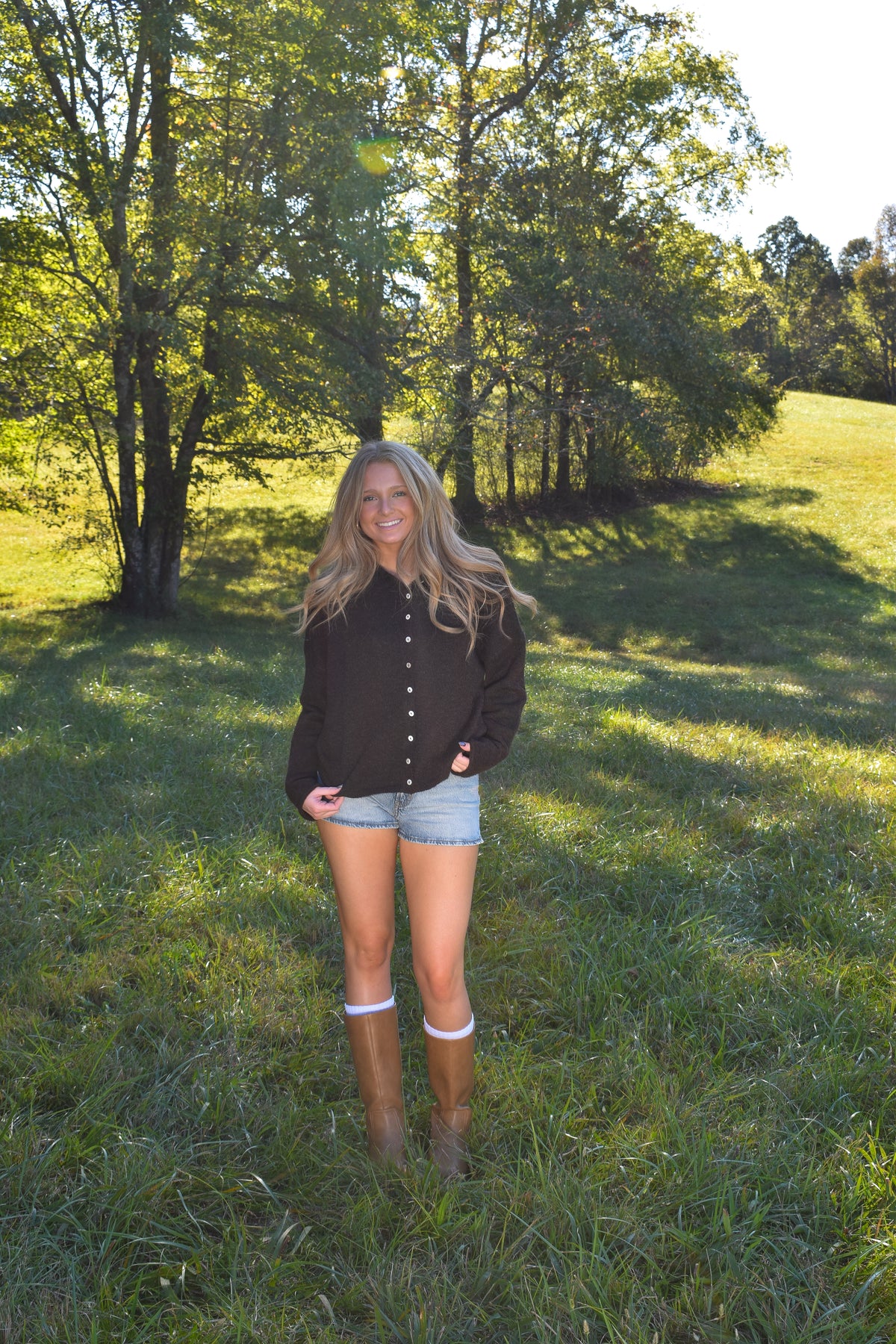 Classic Cardi: Chocolate