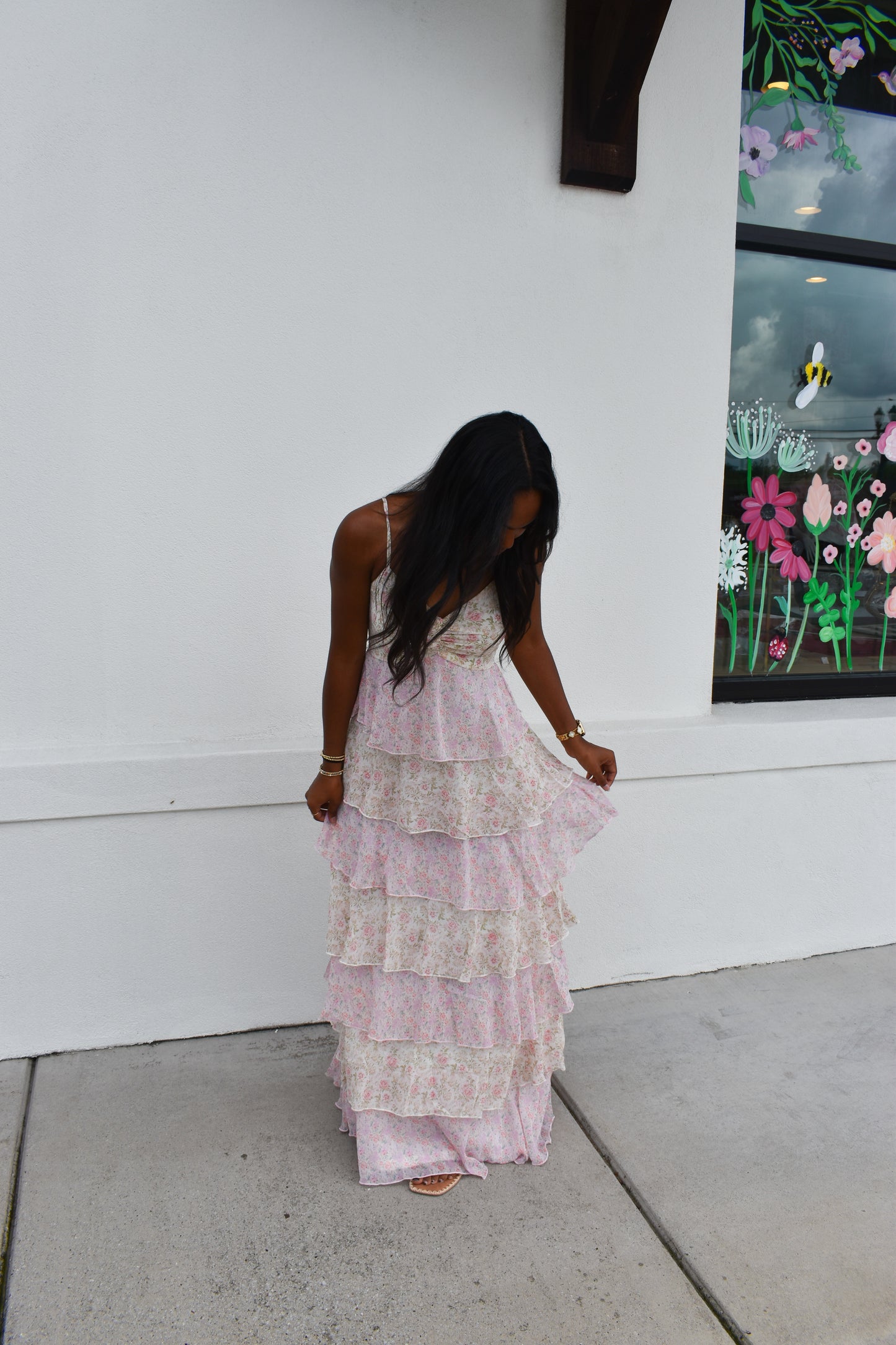Amelia Romantic Tiered Maxi Dress