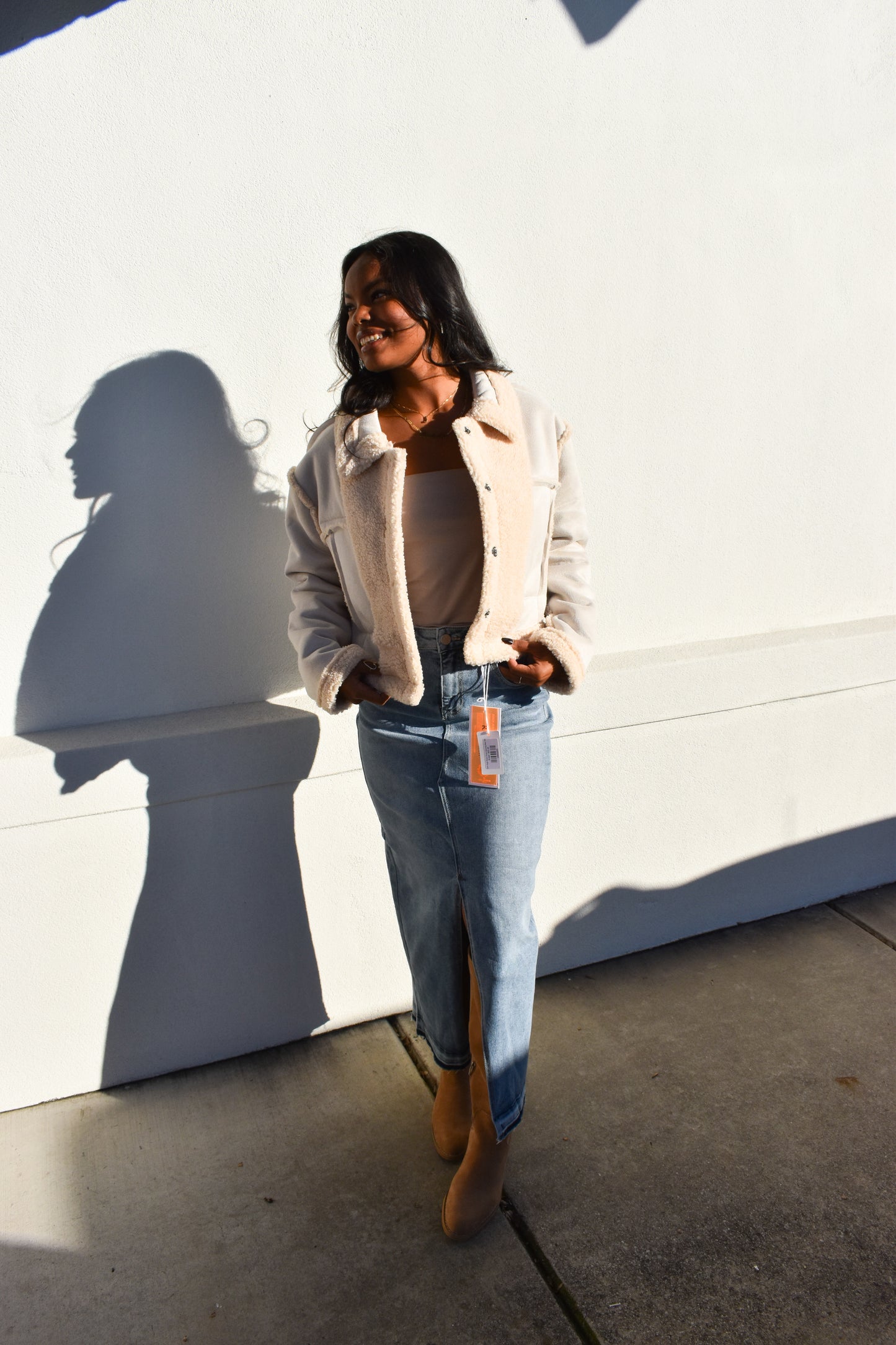 Classic Wool Jacket: Cream