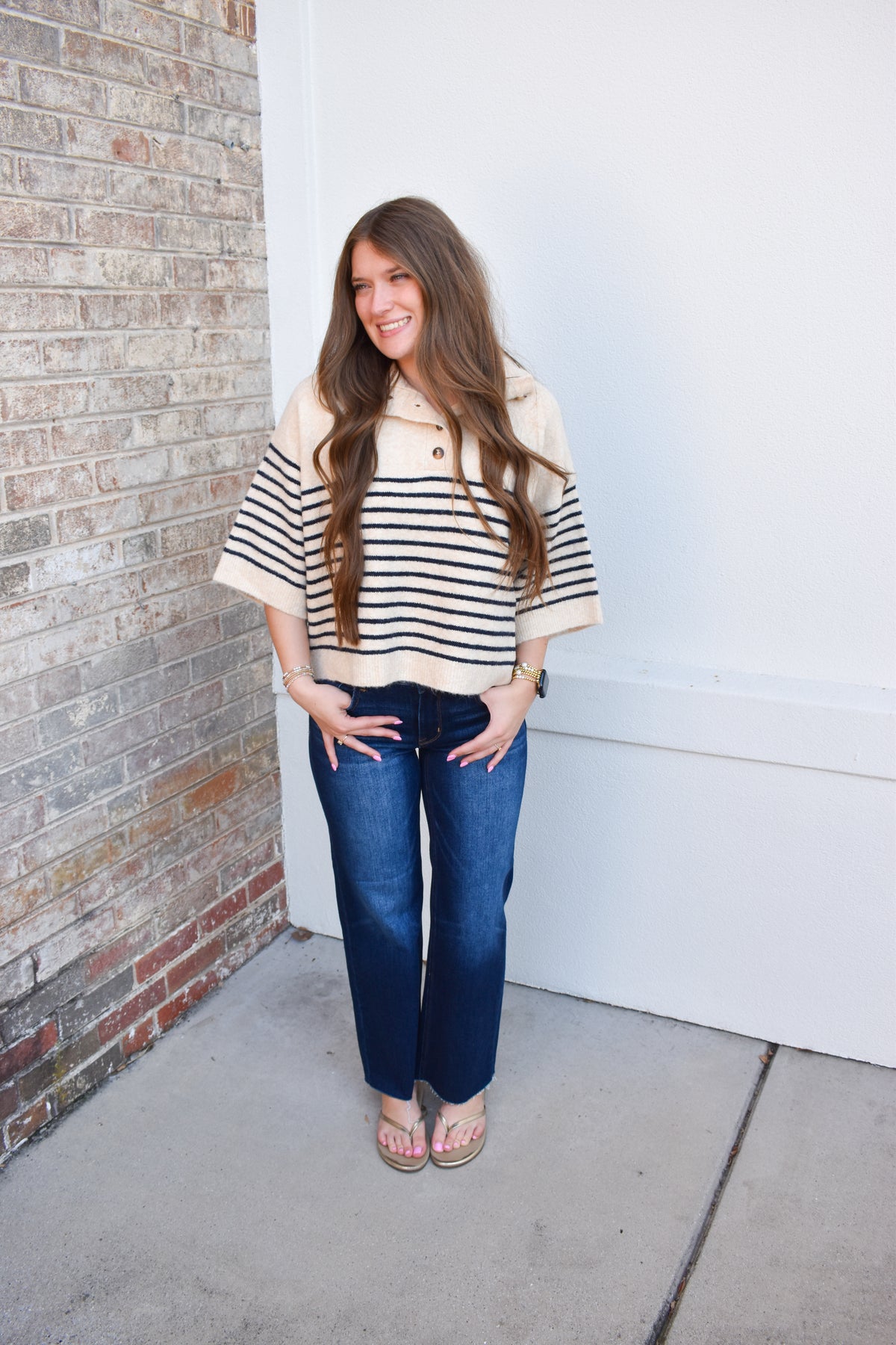 Autumn Coast Stripe Sweater