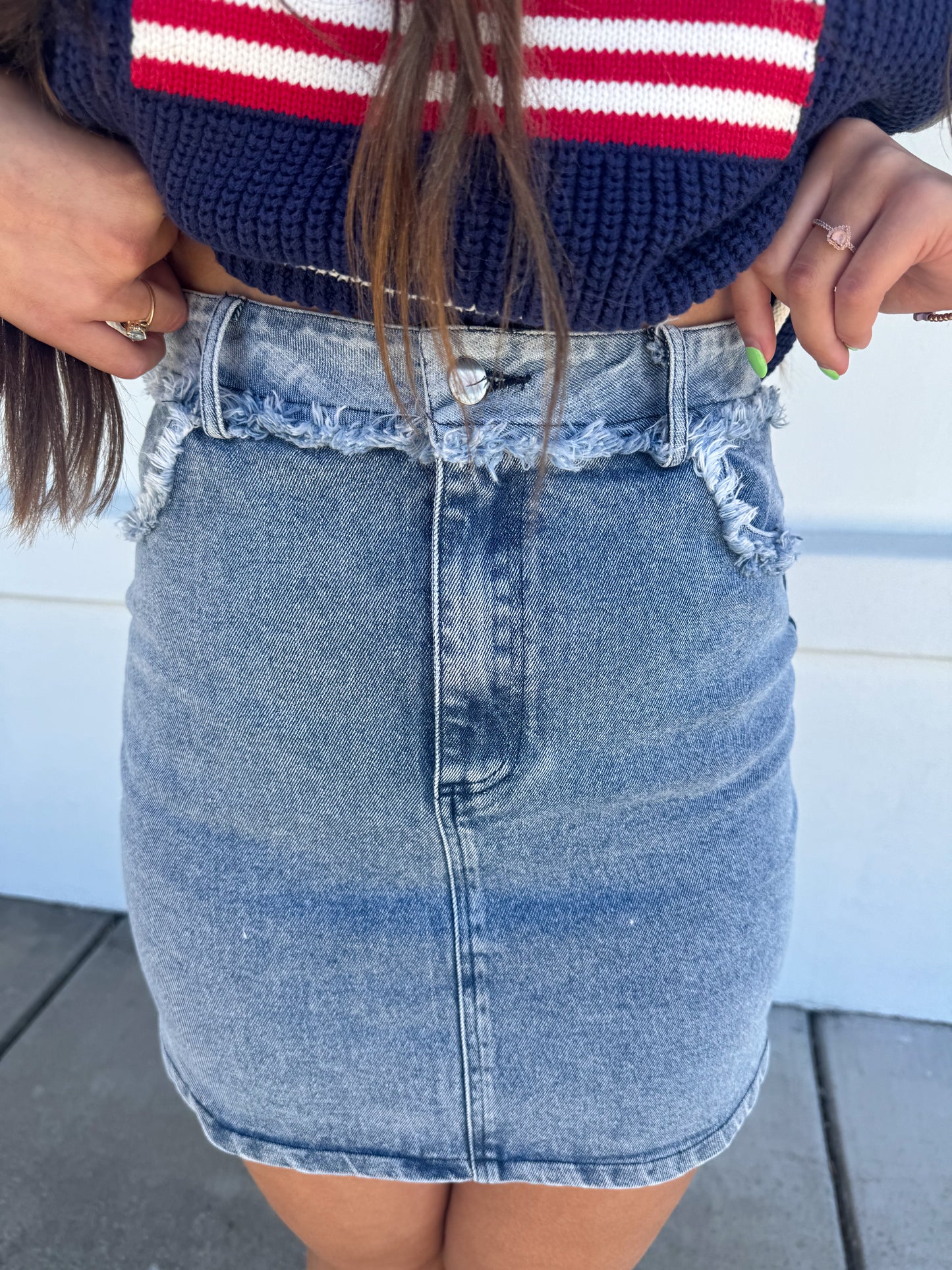 Kayli's Denim Skirt