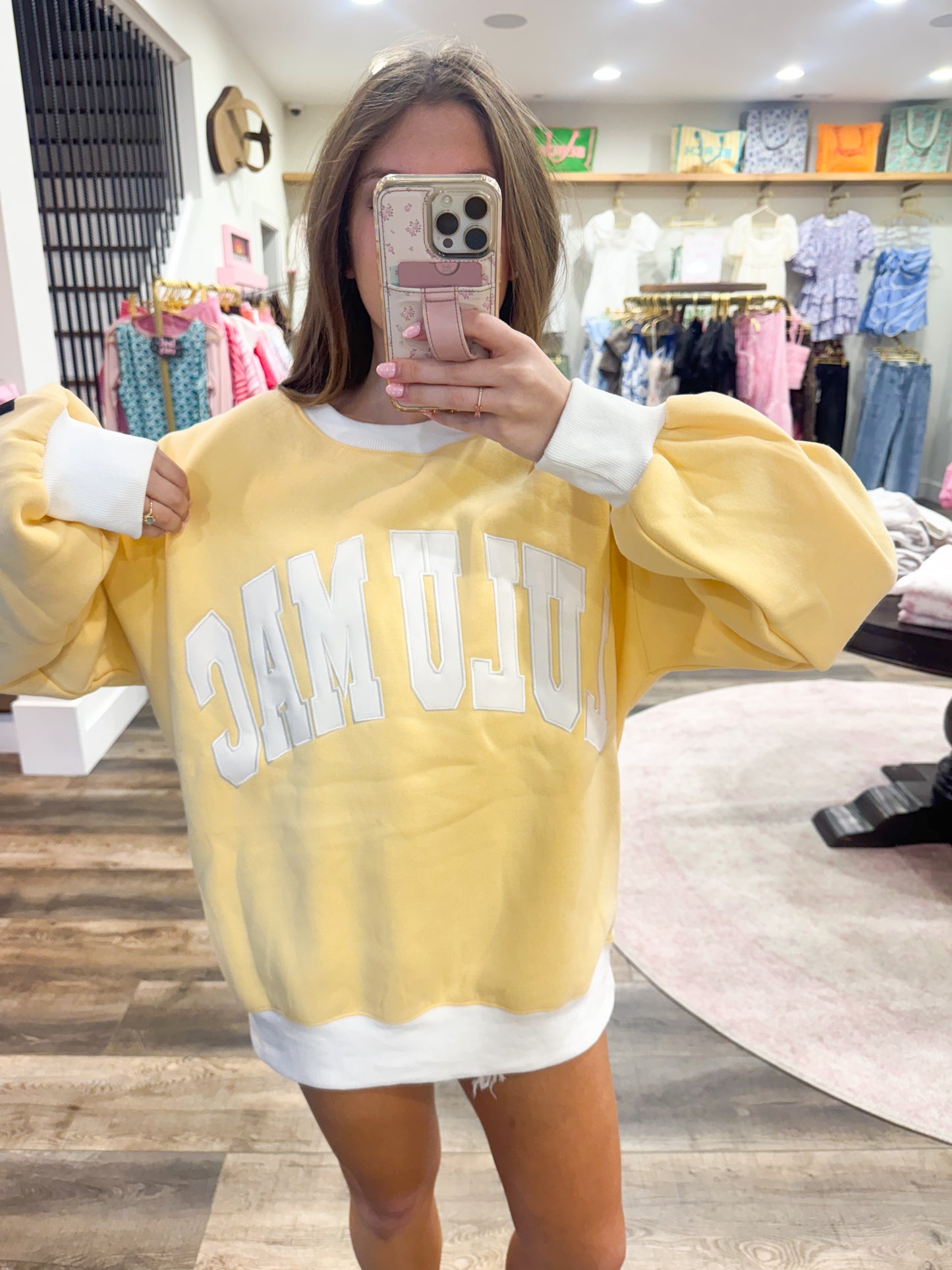 Lulu Mac Color Block: Butter/White