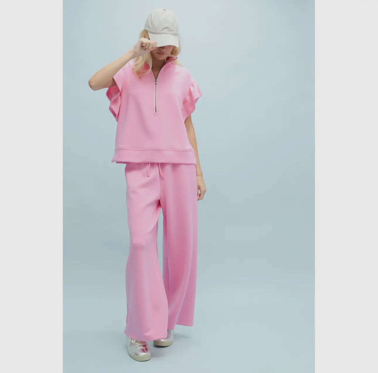 Scuba Top and Pants Set- Hibiscus