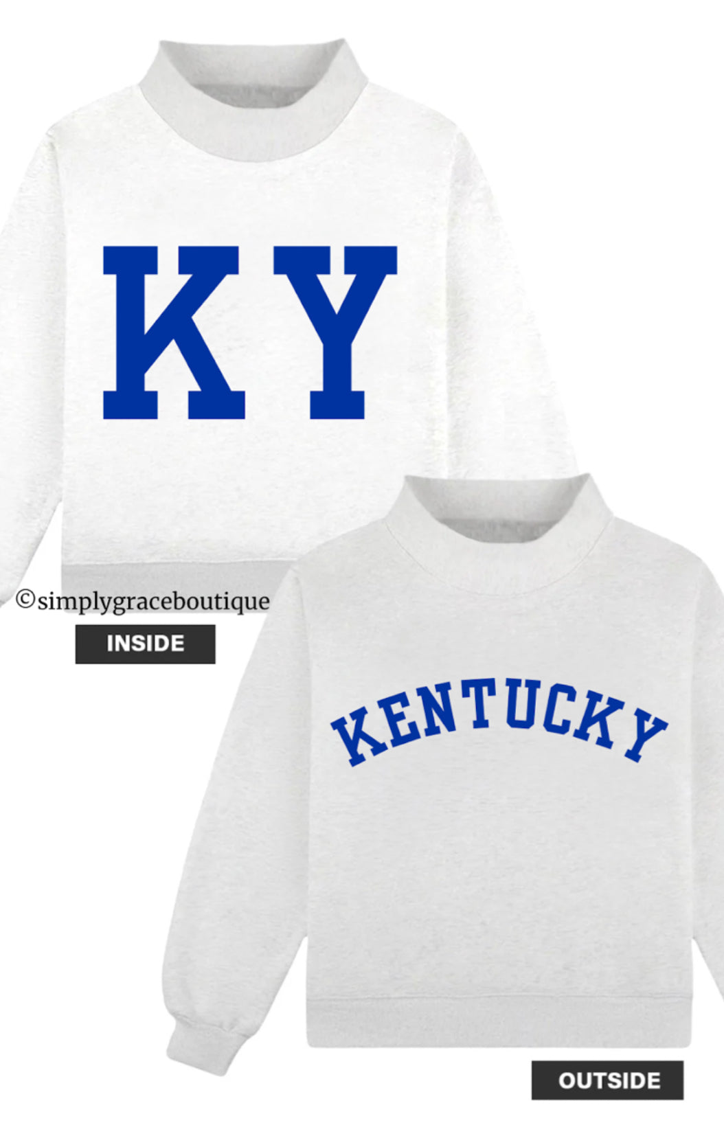 *Preorder* KENTUCKY Reversible Mockneck