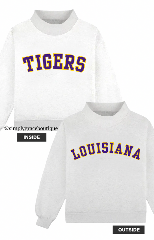 *Preorder* LOUISIANA Reversible Mockneck