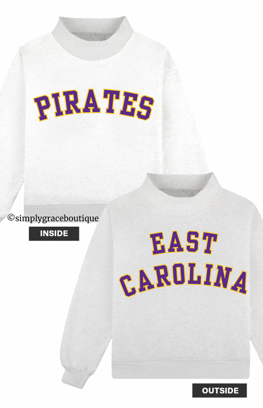 *Preorder* ECU Reversible Mockneck