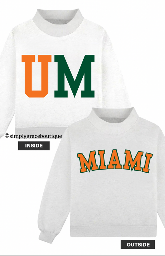 *Preorder* MIAMI Reversible Mockneck