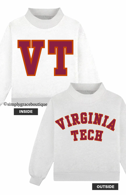 *Preorder* VIRGINIA TECH Reversible Mockneck