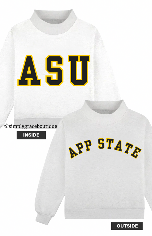 *Preorder* APP STATE Reversible Mockneck