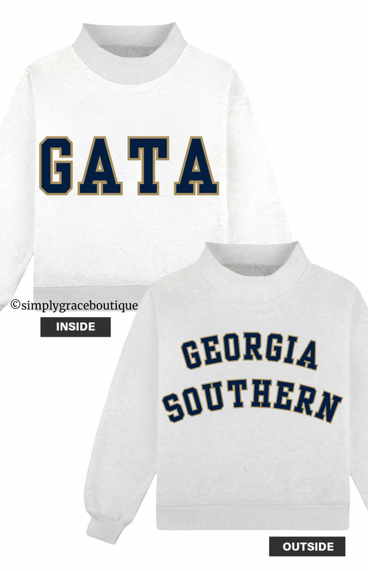 *Preorder* GEORGIA SOUTHERN Reversible Mockneck