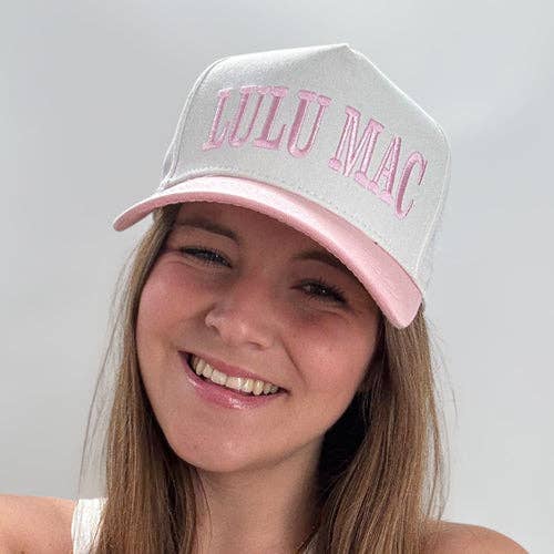 Lulu Mac Cap: Light Pink