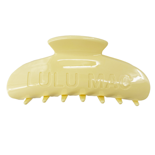 LULU MAC Claw Clip: Light Yellow