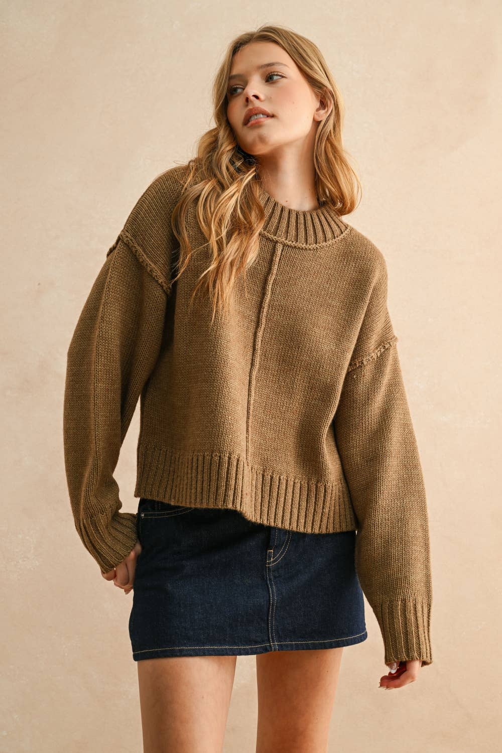 Slit Detail Sweater