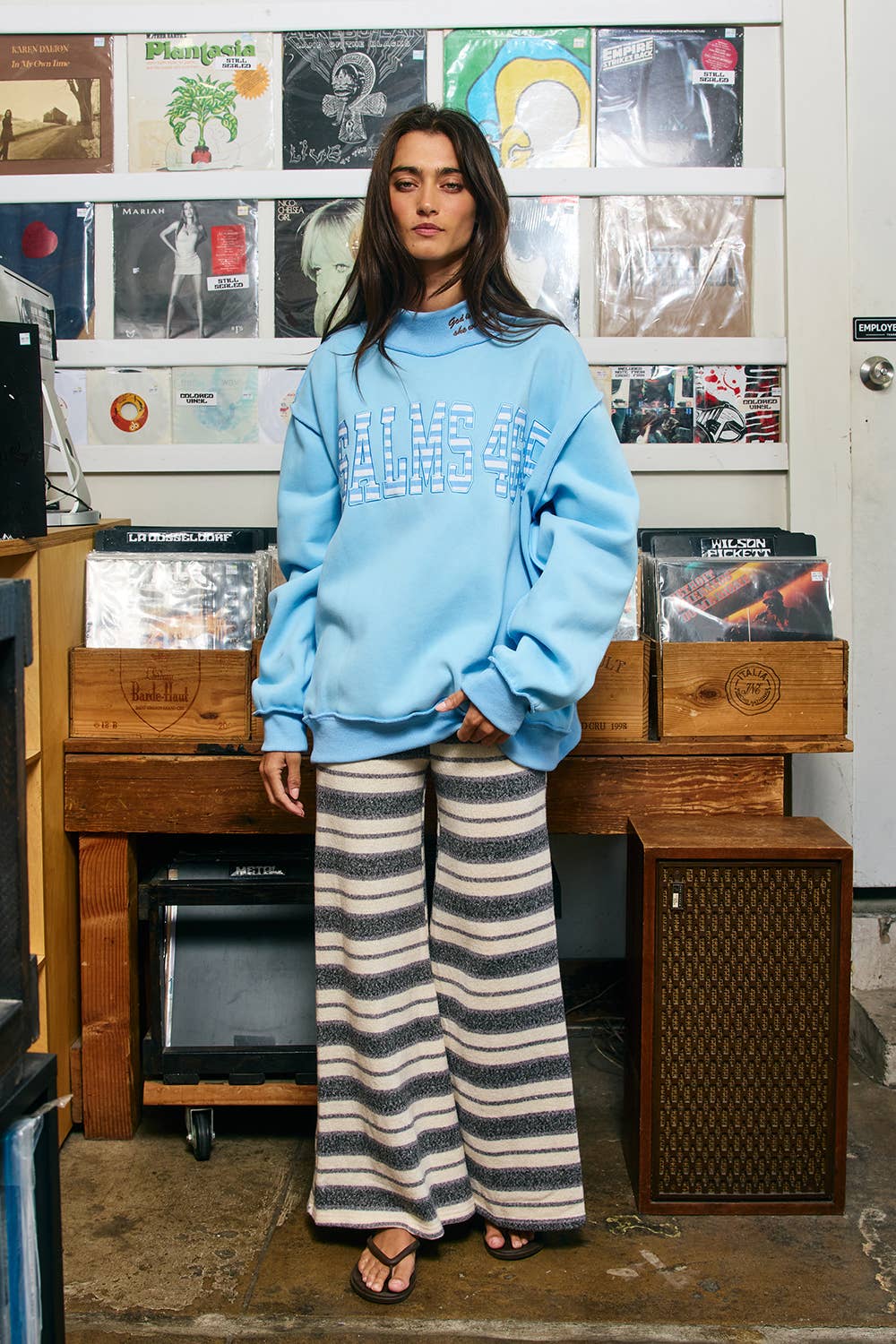 PSALMS 46:5 Double-Embroidered MockNeck
