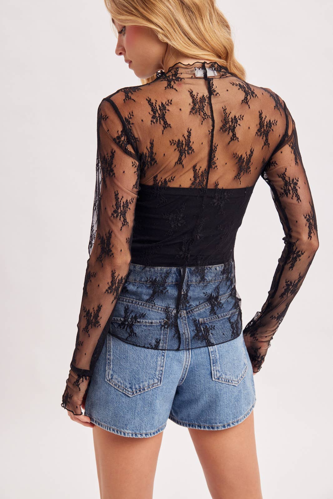 Floral Lace Embroidered Top