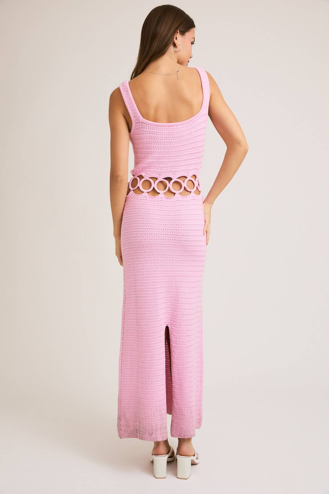 Alana Crochet Dress W/ Cutout