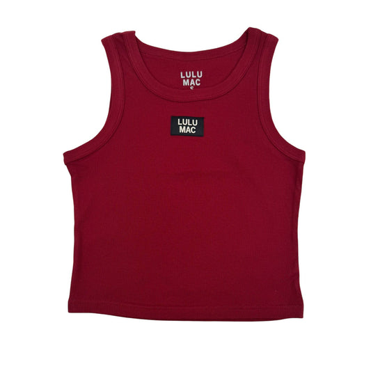Lulu Mac Tank Top: Maroon