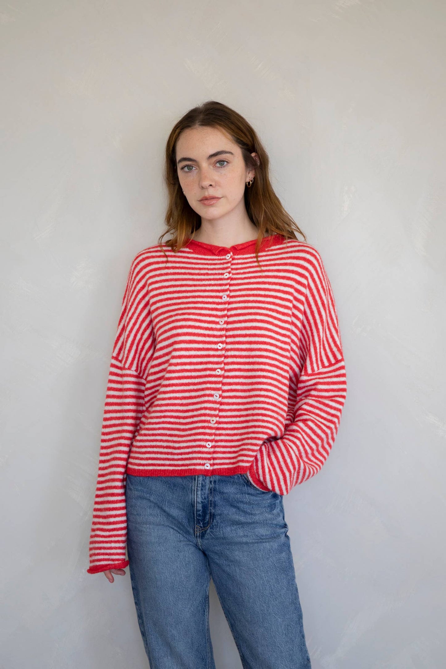 Piper Cardigan - Mini Striped