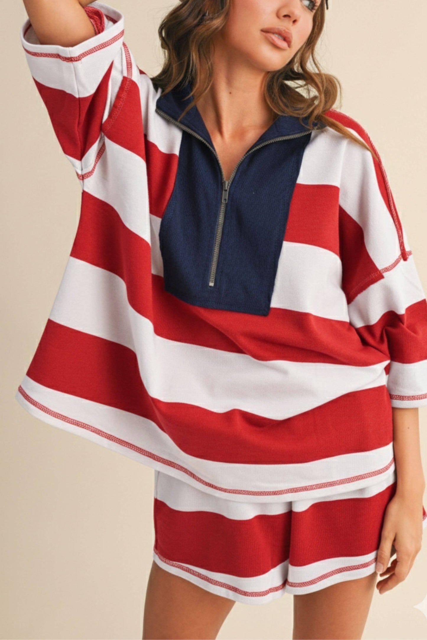 The Americana Stripe Set